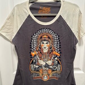 Affliction (Secret Artist Collection) short sleeve tee-shirt Sz L Good condition